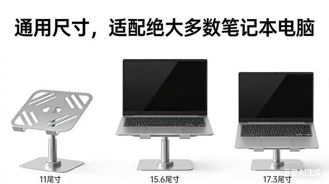 Adjustable 360-Degree Rotating Laptop and Tablet Stand, Desktop Monitor Folding Cooling Bracket detail 6