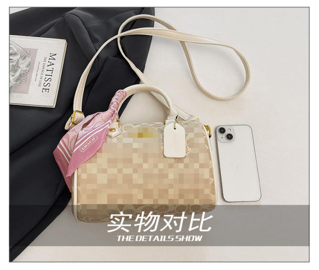 Women's Large-Capacity Commuter Pillow Bag, New Foreign Trade Style, Single Shoulder Crossbody Bag, Trendy Versatile Handbag, Small Tote Bag detail 10