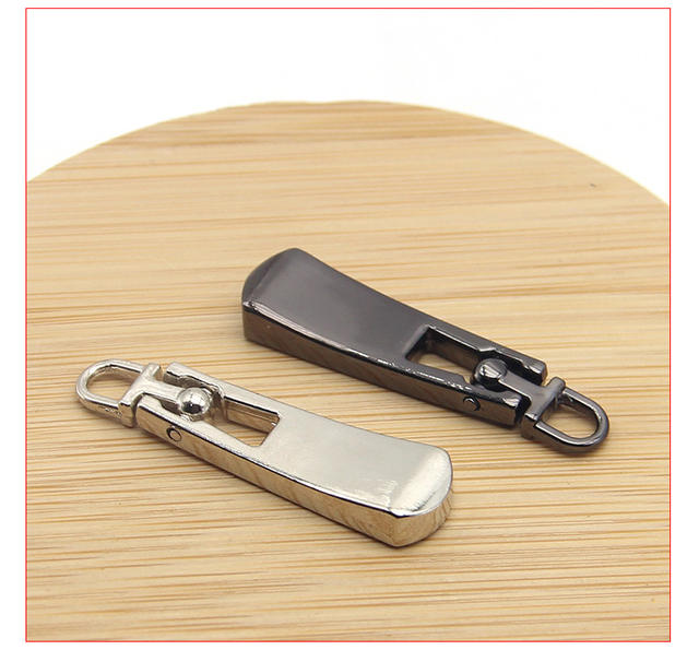 Spot Wholesale Slider Long Strip Event Simple Versatile Decorative Zipper Puller Luggage Clothing Accessories Zipper Puller detail 8