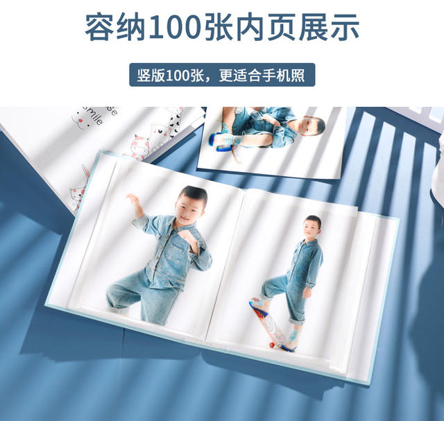 Photo album 5 inch 6 inch 7 inch one palace card book 6 inch photo album large capacity photo storage book manufacturers detail 5
