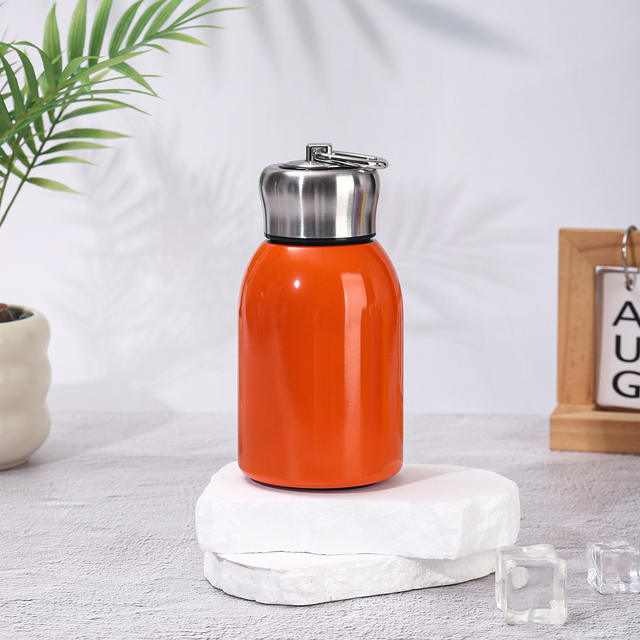 Premium Mini Pocket Cup with Handle, 304 Stainless Steel Thermos Cup, Stylish Portable Gift Water Bottle detail 7