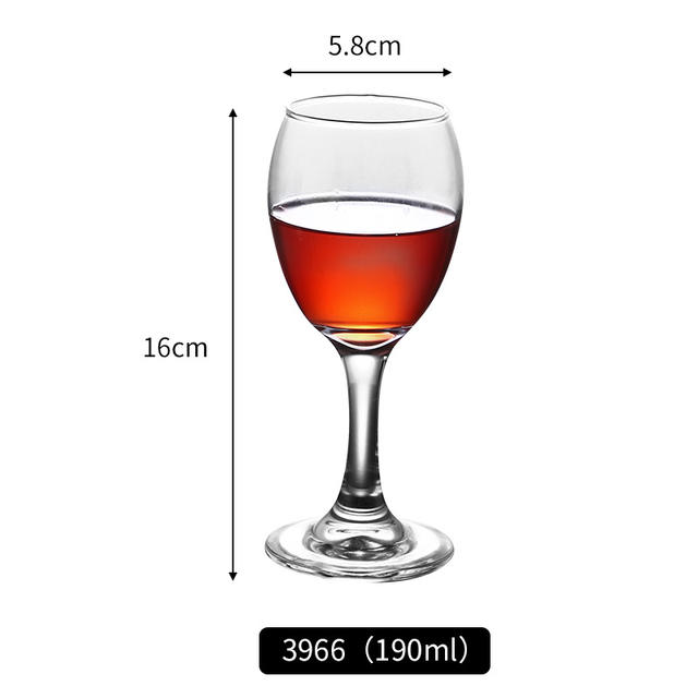 Wholesale Glass Red Wine Glass Goblet Wine Glass Household Hotel Banquet Red Wine Set detail 6