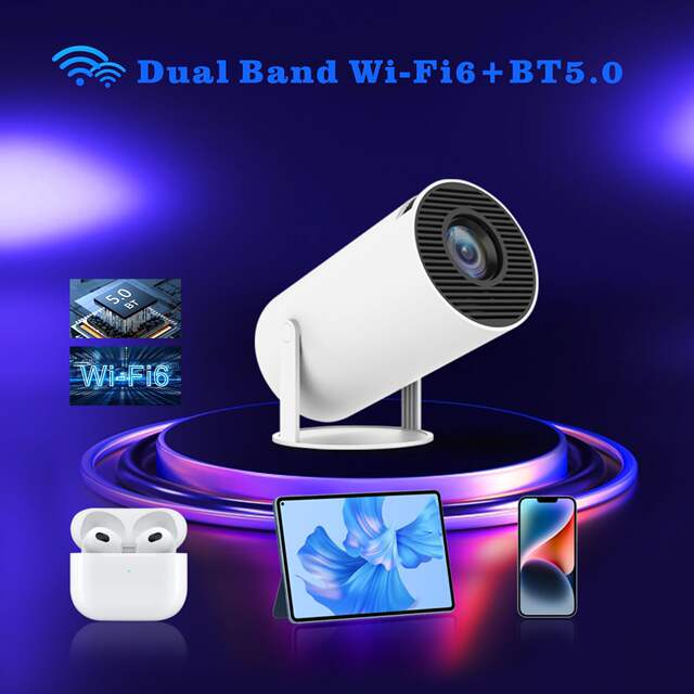 hy300pro Projector Home 4K Portable LCD Ultra High Definition Living Room Wall Throw Wireless Same Screen detail 2