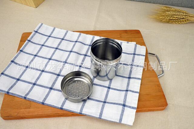 Factory direct stainless steel seasoning jar toothpick container seasoning box pepper jar barbecue jar pepper jar detail 11
