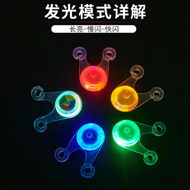 Bicycle cushion tail light LED night riding frog light brake warning light outdoor riding car light camping decoration light detail 3