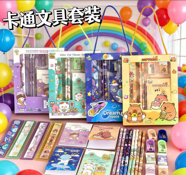 Children's Stationery Gift Set, Surprise Stationery Gift Box for Primary School Students, Small Gifts for the Whole Class in the Beginning of the School Year in Kindergarten detail 4