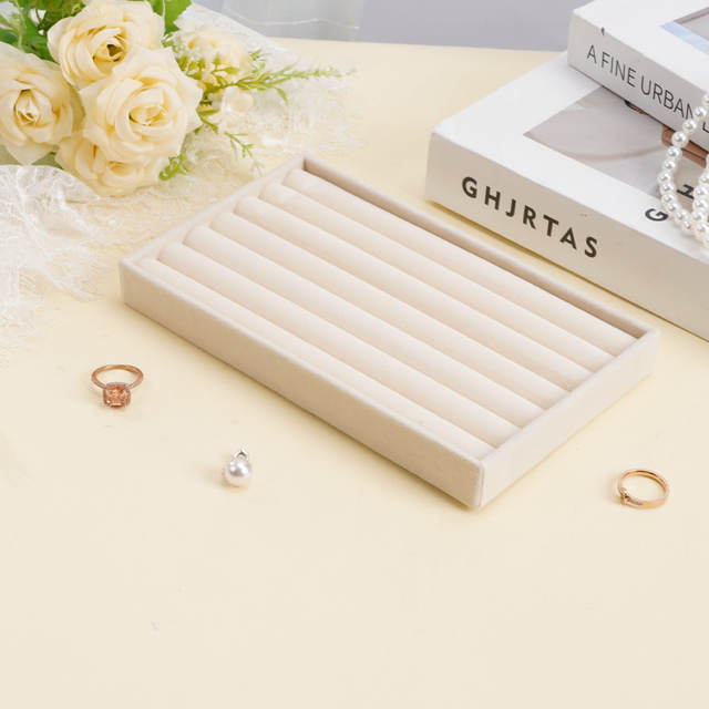 Amazon Foreign Trade Jewelry Box Cross-Border Jewelry Accessories Storage Box Creative Jewelry Box Velvet Tray Storage Box detail 7