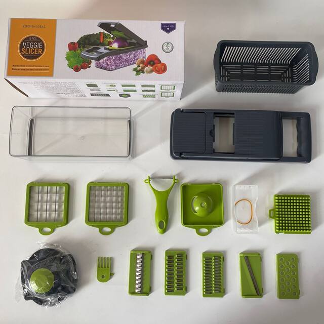 Vegetable Chopper, Various Kitchen Gadgets, New Vegetable Cutter, Salad Shredder, Dicer, Multifunctional Kitchen Vegetable Cutter detail 2
