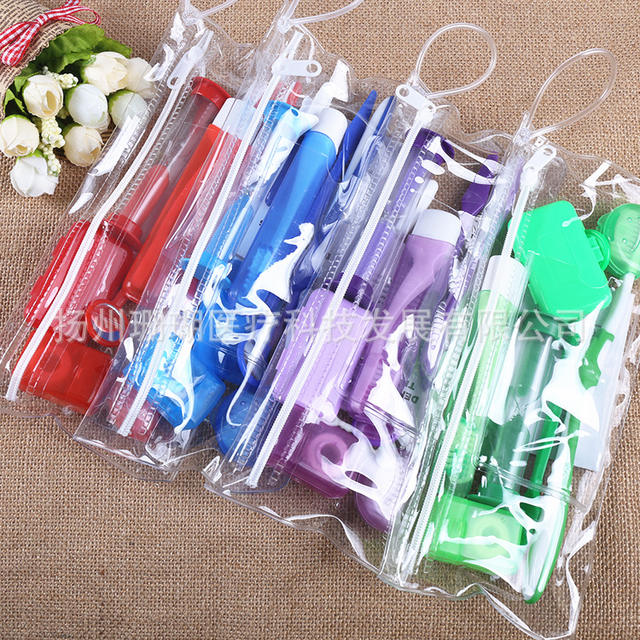 Orthodontic care suit eight-piece oral cleaning care orthodontic toothbrush orthodontic protection wax detail 1