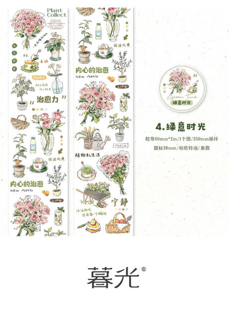 Twilight special oil tape slow life diary series hand account decoration retro European DIY base collage 4 detail 11