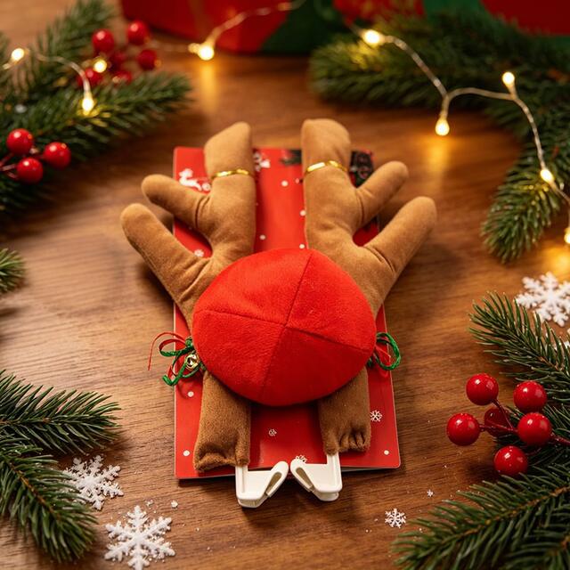 Christmas Car Roof Decoration Antlers Christmas Decorations Personalized Car Ornaments Car Show Event detail 5