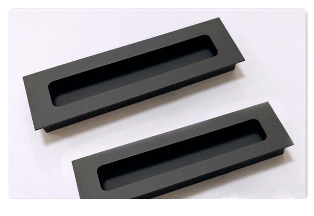 Cross-Border Concealed Wardrobe Door Handle, Sliding Door Handle, Embedded Aluminum Alloy Cabinet Drawer Invisible Handle detail 10