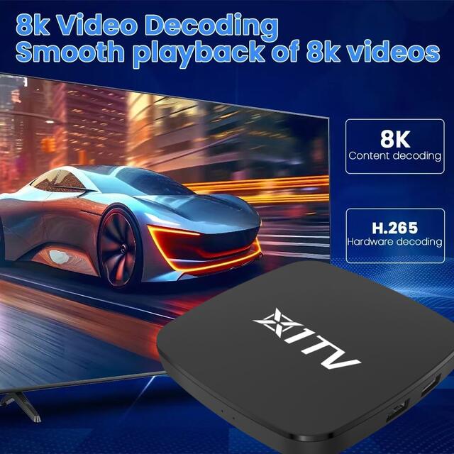 X1Tv Foreign Trade Box Bluetooth Voice 4K High-Definition Tv Network Set-Top Box Player Wifi Android Tvbox detail 8
