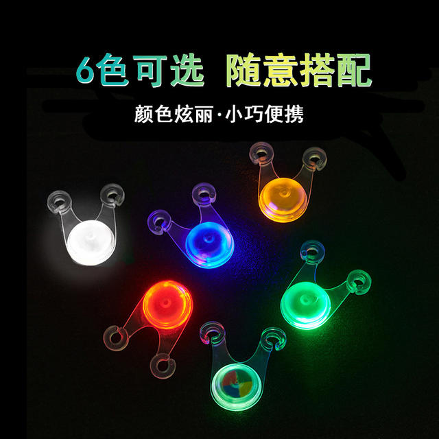 Bicycle cushion tail light LED night riding frog light brake warning light outdoor riding car light camping decoration light detail 2