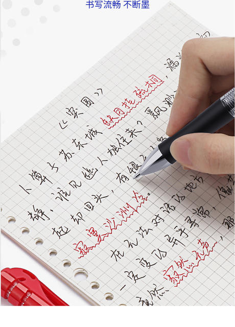 K35 Press Gel Pen for Students Black Carbon Signature Press Ball Press 0.5 High-end Office Water Pen detail 11