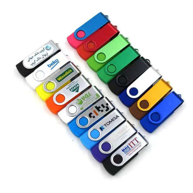U disk 64G flash disk memory stick thumb drive USB2.0 cross-border foreign trade 2T high-speed bright color U disk detail 8