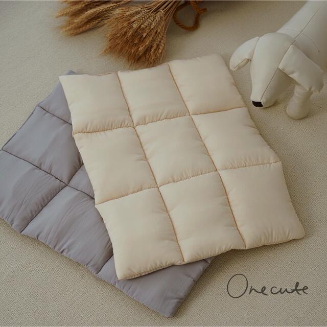 Cotton Pad, Dog Solid Color Bag Pad, Thickened Macaron Soft Pad, Lightweight and Washable detail 2