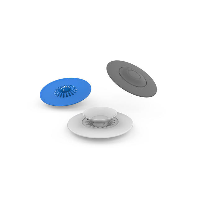 Anti-Odor Bouncing Silicone Drain Cover, Basin Mat, Sink Mat, Anti-Clogging Hair Filter Mat detail 12