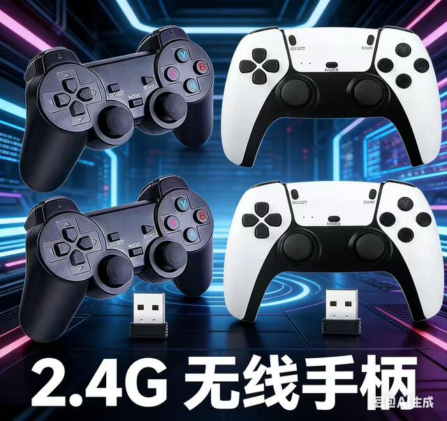 Steam Dual-Player Wireless Game Controller for Tv, 2.4g Wireless Connection, One-To-Two Ps5 Controller M815 detail 11