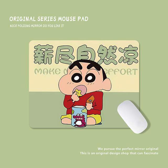 Crayon Small New Cartoon Cute Mouse Pad Girls small size Office Table Pad Computer Keyboard Pad Ins Style Table Pad detail 9