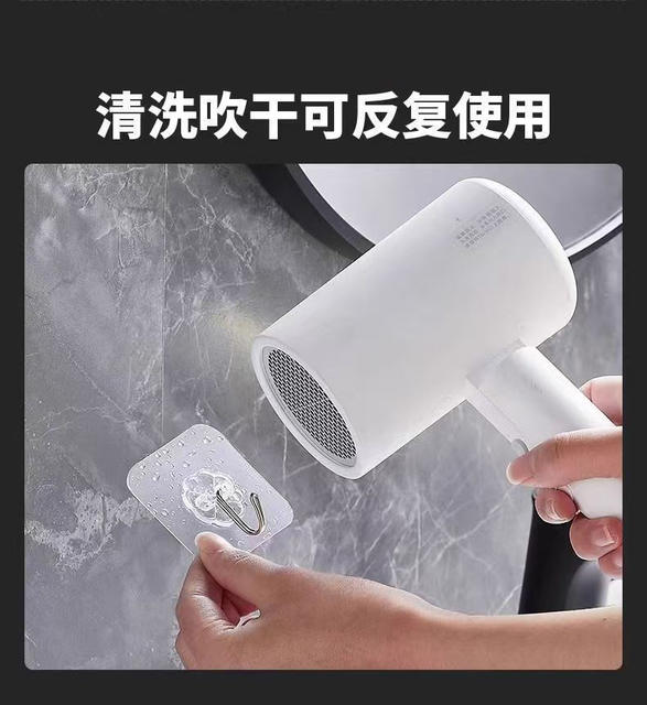 Hook with Strong Adhesive, No Drilling Required, Strong Load-Bearing Adhesive Hook, Transparent Traceless Wall Hook, Bathroom Adhesive Hook detail 8