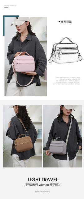Fashionable Crossbody Bag for Women, New Nylon Fabric Bag, Factory Direct Sale, Shoulder Bag, Multifunctional Handbag, Small Square Bag detail 6