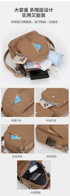 Small Bags for Women 2026 New Style Shoulder Crossbody Bag Wholesale Lightweight Multifunctional Handbag Factory Direct Sale Nylon Bag detail 9