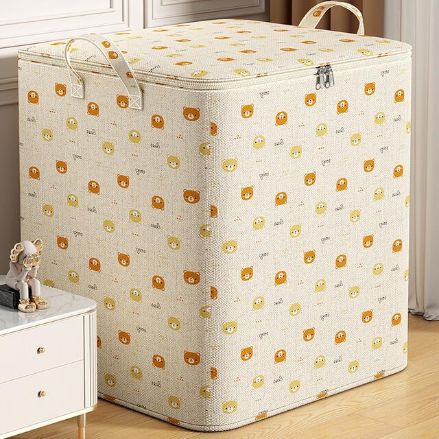 150L Large-Capacity Storage Bag Moving Packing Bag Home Wardrobe Clothing Storage Box Waterproof Storage Basket Box