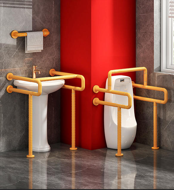 Toilet Handicapped Wash Basin Handrails Bathroom Toilet Public Toilet Barrier-free Column Basin Non-slip Safety Handle detail 2