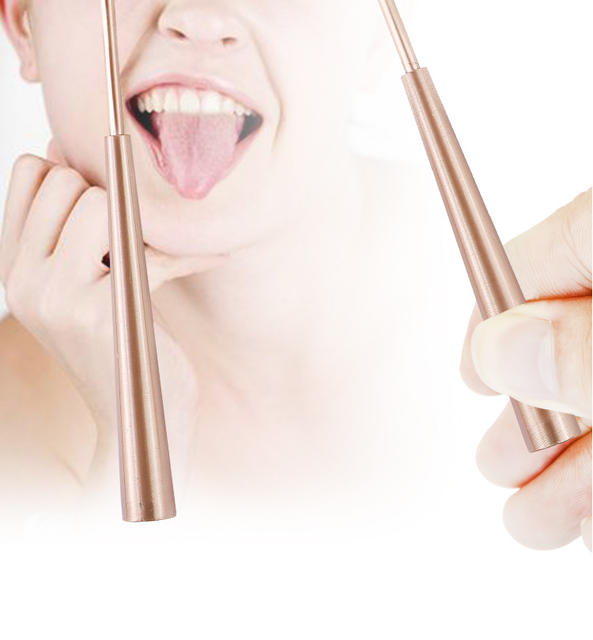 Pure Copper Tongue Cleaner U-Shaped Tongue Scraper to Remove Bad Breath, Adult Tongue Cleaning Oral Care Tool detail 6
