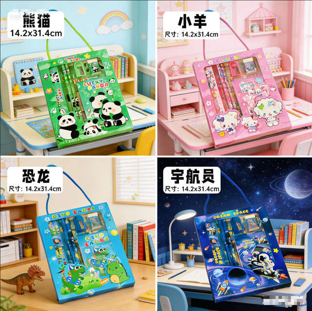 Children's Stationery Gift Set, Surprise Stationery Gift Box for Primary School Students, Small Gifts for the Whole Class in the Beginning of the School Year in Kindergarten detail 9