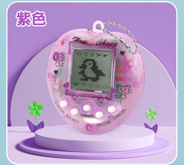 Cross-border hot sale electronic pet machine handheld mini nostalgic game machine children's educational toys hanging gifts wholesale detail 11