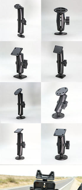 Agricultural Machinery Driving Navigation System Bracket Gps Land Measuring Device Tractor Computer Monitoring Square Round Amps Bracket detail 7