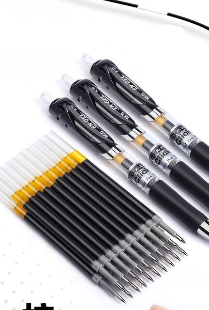 Morning/Light K35 Gel Pen 0.5mm Retractable Signature Pen Conference Pen Black Red Blue Ink Pen for Student Study and Office Use detail 6