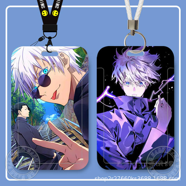 Jujutsu Kaisen Peripheral Student Slider Meal Card Bus Card Id Card Protective Cover Access Control Campus Card Holder Storage detail 10