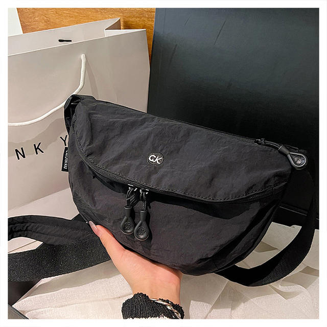 New Bag Women's Large-Capacity Tote Bag Student Class Shoulder Bag Work Crossbody Bag Niche Nylon Cloth Women's Bag