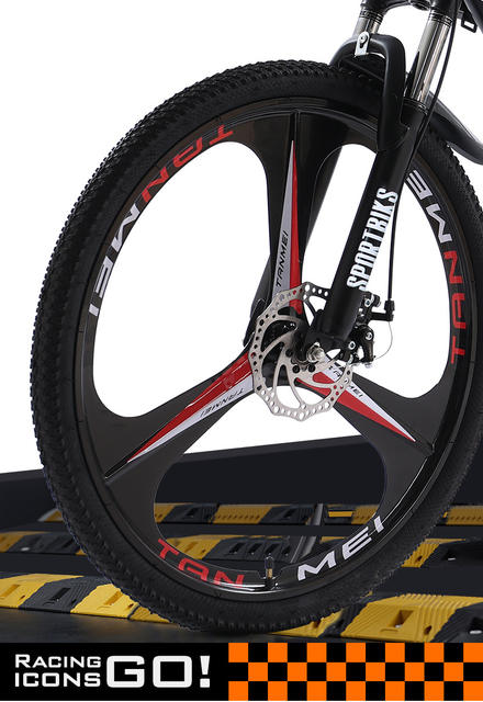 Wholesale new outdoor mountain bike adult student riding sports 26 inch bicycle shock absorption variable speed bicycle detail 6