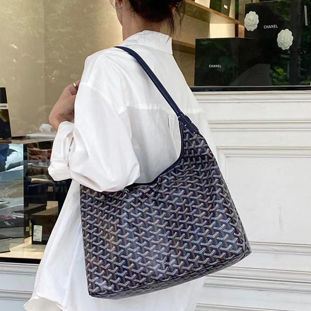 Dog tooth hobo underarm bag single shoulder high version tote bag printed large capacity shopping bag tote bag detail 4