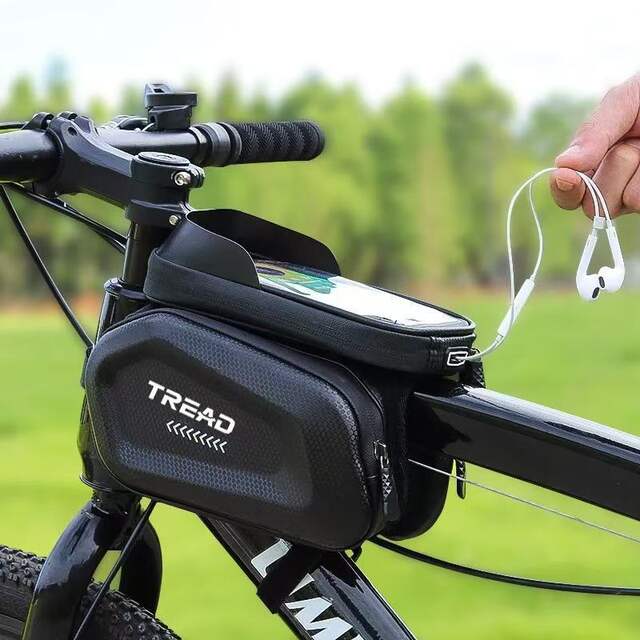 Bicycle Bag, Top Tube Bag, Front Frame Bag, Waterproof Mountain Bike Front Bag, Phone Bag, Hanging Bag, Saddle Bag, Cycling Equipment detail 5