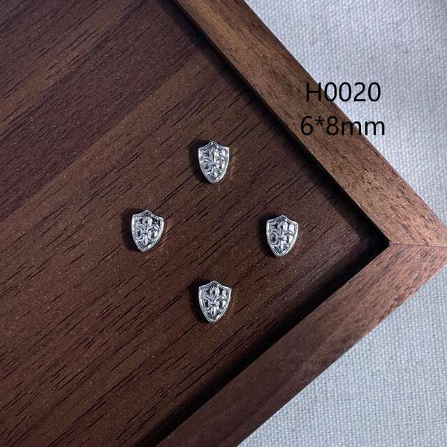Nail Art Metal Accessories Wholesale for Export, Silver Alloy Cross 456, Punk Style Nail Art Wholesale detail 9