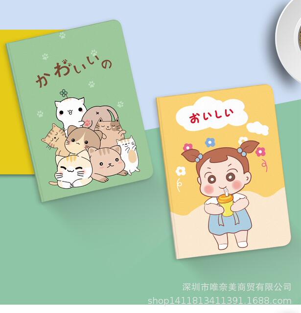 Applicable ipad11 protective case Huawei tablet computer cartoon leather case matepadpro soft case mini65 sleep detail 7