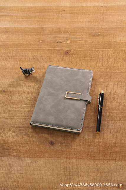 A5 Work Notebook, Cultural Creative Business Office Simple Ultra-Thick Notepad detail 9