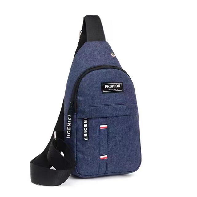 Korean Style Chest Bag Outdoor Mountaineering Riding Shoulder Crossbody Zin Cloth Chest Bag Outdoor Sports Bag Street Trendy Men's Backpack detail 7