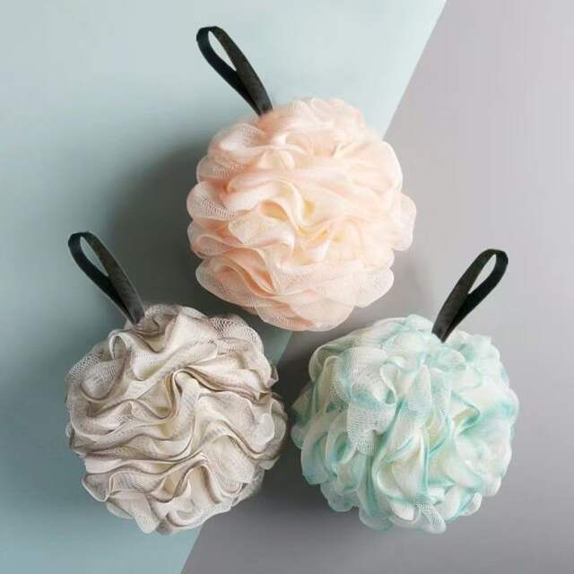 Bath ball supplies wholesale household large high-end non-scattered bath flower PE bath ball bath artifact scrub bath soft bath detail 2