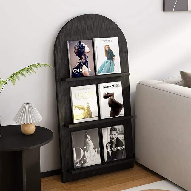 Bookshelf Newspaper Rack Floor-Standing Internet Celebrity Ins Style Simple Creative Impurity Rack Multi-Layer Decorative Display Rack detail 1