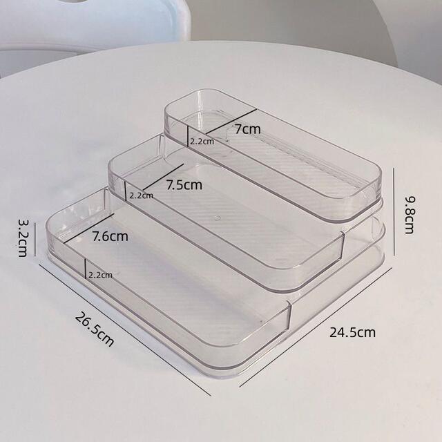 Convenience Store Desktop Storage Box Supermarket Tiered Cigarette Display Rack Chewing Gum Acrylic Transparent Shelf
