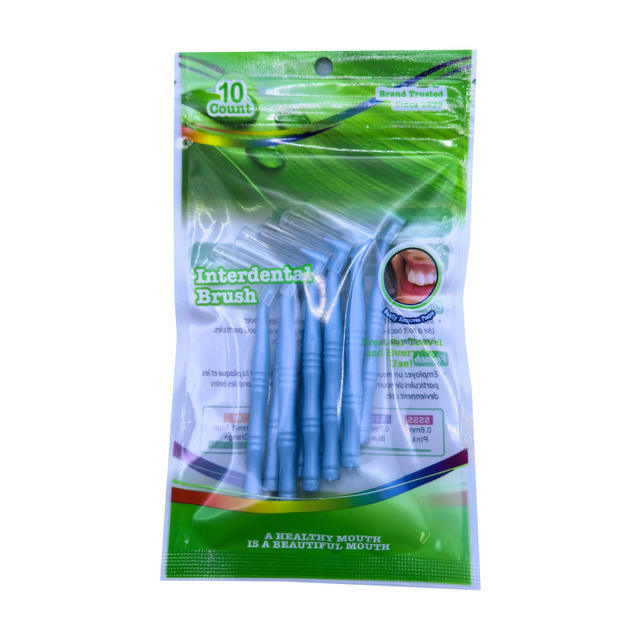 L-Shaped Interdental Brush 10/20/50 Pieces, 7-Shaped Bristles for Deep Cleaning between Teeth, Specialized Soft Bristles for Interdental Gaps detail 10