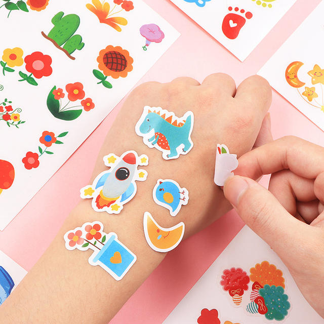 Kindergarten Growth Manual Decorative Stickers Children's File Footprint Baby Growth Memorial Album Making Materials detail 10