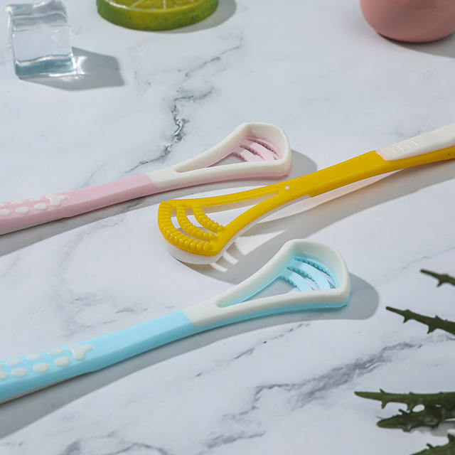 Youjie Tongue Cleaner Tongue Scraper Adult Oral Bad Breath Tongue Cleaning Brush Tongue Cleaning Handy Gadget for Men and Women detail 2