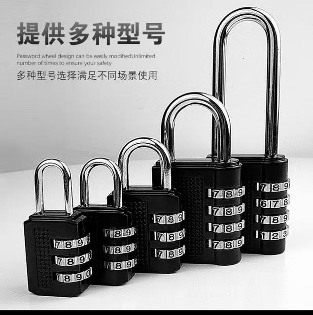 Metal Mechanical Combination Lock Waterproof and Rust-Proof Padlock Suitcase Lock Gym Locker Lock Cross-Border detail 2